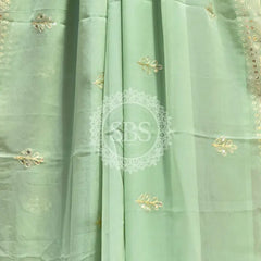 DARBARI GEORGETTE LEHERIYA SAREE