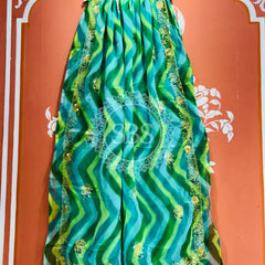 DARBARI GEORGETTE LEHERIYA SAREE