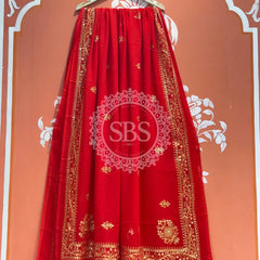 DARBARI GEORGETTE LEHERIYA SAREE