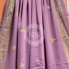 DARBARI GEORGETTE LEHERIYA SAREE