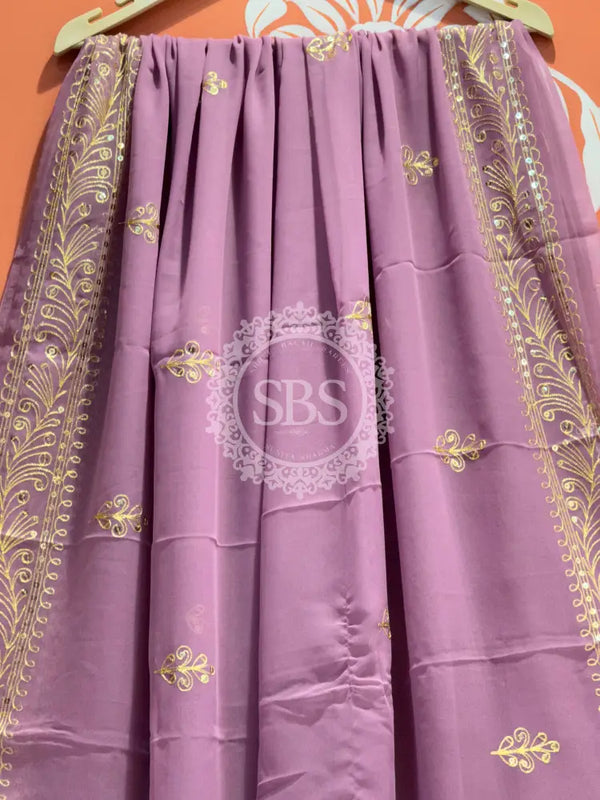 DARBARI GEORGETTE LEHERIYA SAREE