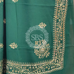 DARBARI GEORGETTE LEHERIYA SAREE