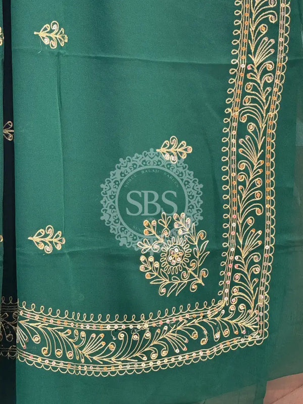 DARBARI GEORGETTE LEHERIYA SAREE
