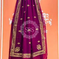 DARBARI GEORGETTE LEHERIYA SAREE