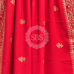 DARBARI GEORGETTE LEHERIYA SAREE
