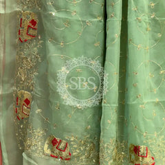 DARBARI GEORGETTE LEHERIYA SAREE