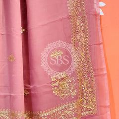 DARBARI GEORGETTE LEHERIYA SAREE