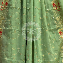 DARBARI GEORGETTE LEHERIYA SAREE