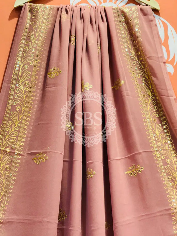 DARBARI GEORGETTE LEHERIYA SAREE