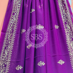 DARBARI GEORGETTE LEHERIYA SAREE