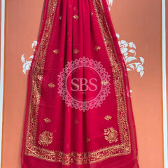 DARBARI GEORGETTE LEHERIYA SAREE