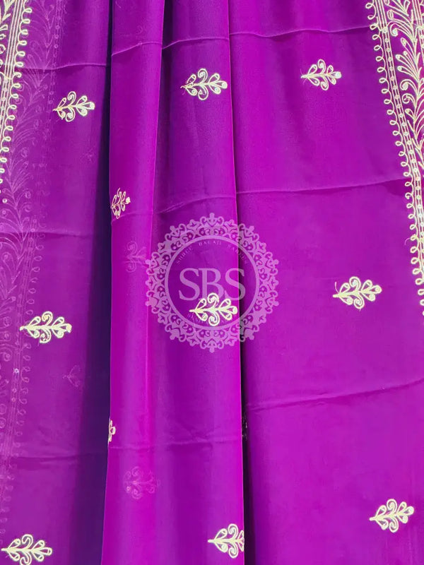 DARBARI GEORGETTE LEHERIYA SAREE