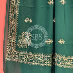DARBARI GEORGETTE LEHERIYA SAREE