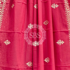 DARBARI GEORGETTE LEHERIYA SAREE