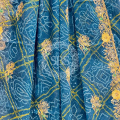 DARBARI GEORGETTE LEHERIYA SAREE