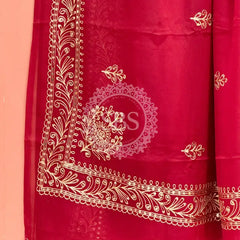 DARBARI GEORGETTE LEHERIYA SAREE