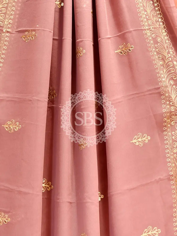 DARBARI GEORGETTE LEHERIYA SAREE