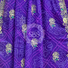 DARBARI GEORGETTE LEHERIYA SAREE