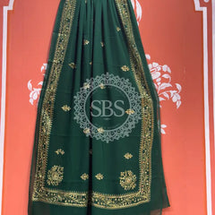 DARBARI GEORGETTE LEHERIYA SAREE