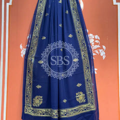 DARBARI GEORGETTE LEHERIYA SAREE