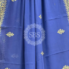 DARBARI GEORGETTE LEHERIYA SAREE