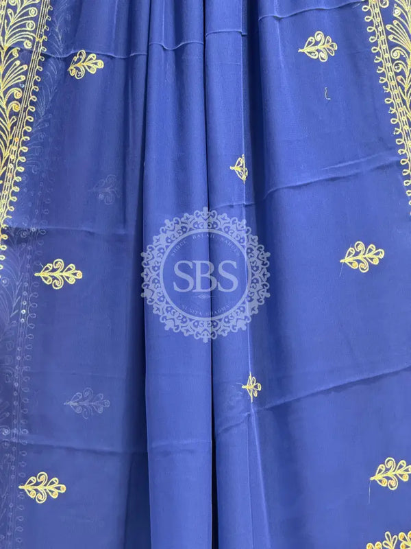 DARBARI GEORGETTE LEHERIYA SAREE