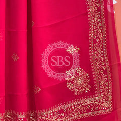 DARBARI GEORGETTE LEHERIYA SAREE