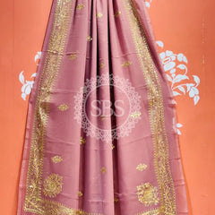 DARBARI GEORGETTE LEHERIYA SAREE