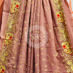 DARBARI GEORGETTE LEHERIYA SAREE