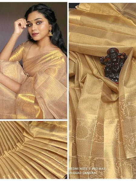 BANARSI GOLDEN SAREE