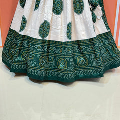 TUSSAR SILK GUJRATI BOOTA LEHENGA