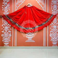 GARBA DANDIYA SKIRTS FOR NAVRATRI WITH UNSTITCHED BLOUSE