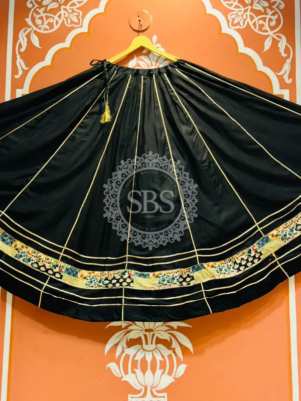GARBA DANDIYA SKIRTS FOR NAVRATRI WITH UNSTITCHED BLOUSE