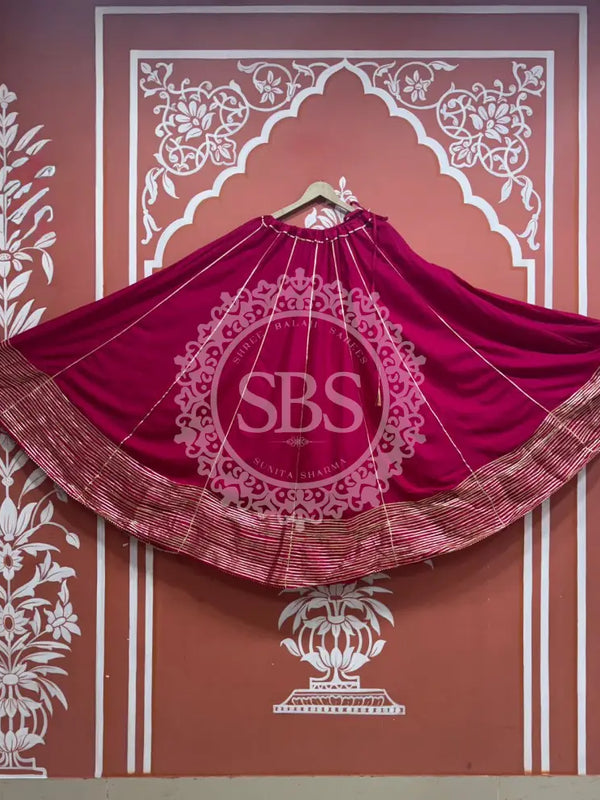 GARBA DANDIYA SKIRTS FOR NAVRATRI WITH UNSTITCHED BLOUSE