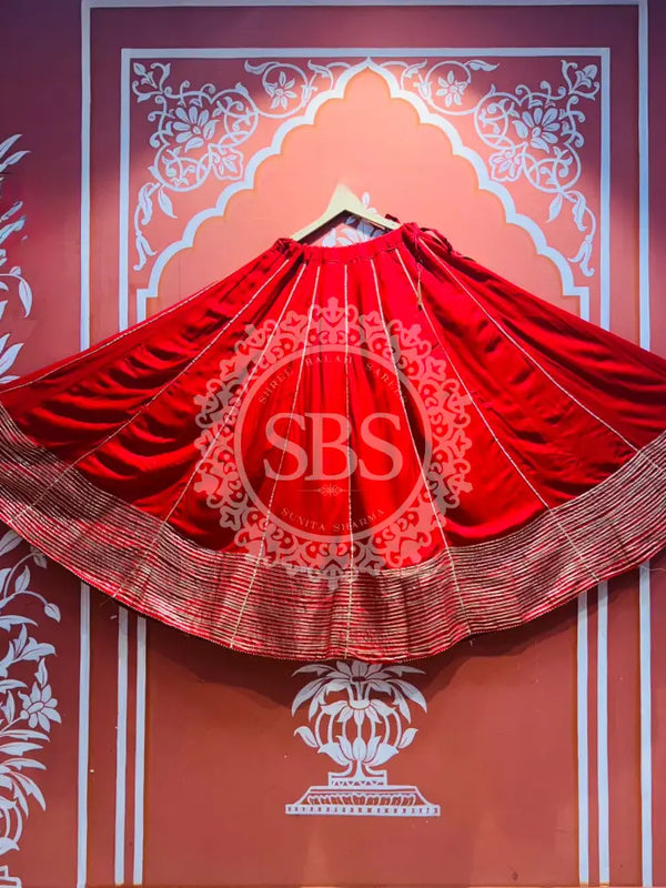 GARBA DANDIYA SKIRTS FOR NAVRATRI WITH UNSTITCHED BLOUSE