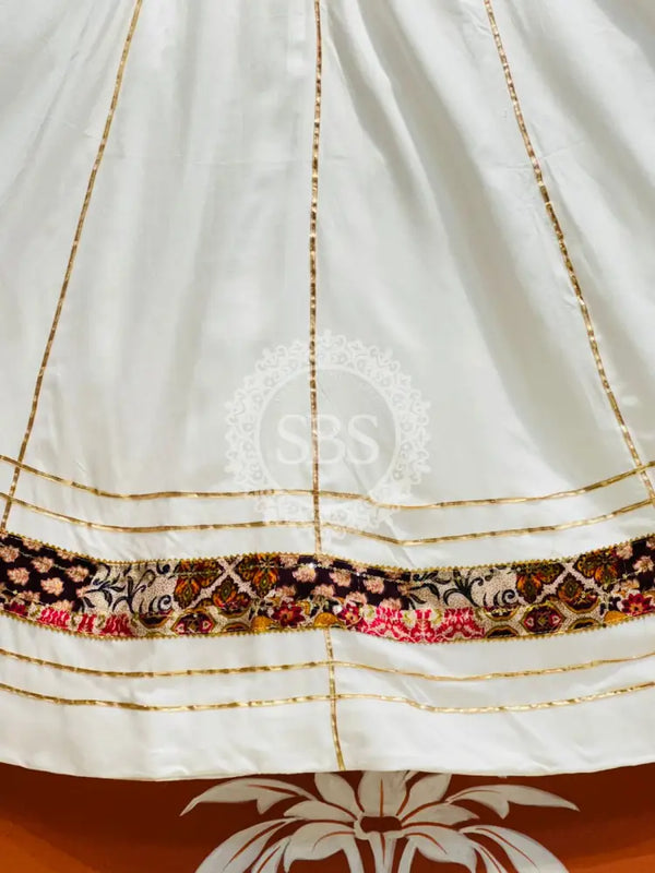 GARBA DANDIYA SKIRTS FOR NAVRATRI WITH UNSTITCHED BLOUSE
