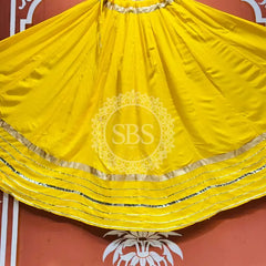 GARBA DANDIYA SKIRTS FOR NAVRATRI WITH UNSTITCHED BLOUSE