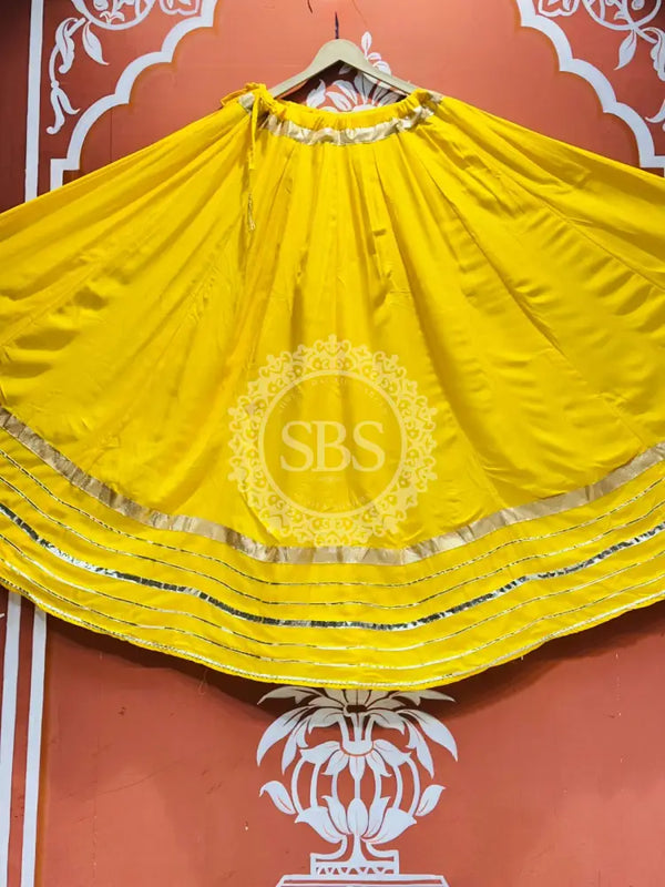 GARBA DANDIYA SKIRTS FOR NAVRATRI WITH UNSTITCHED BLOUSE