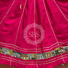 GARBA DANDIYA SKIRTS FOR NAVRATRI WITH UNSTITCHED BLOUSE