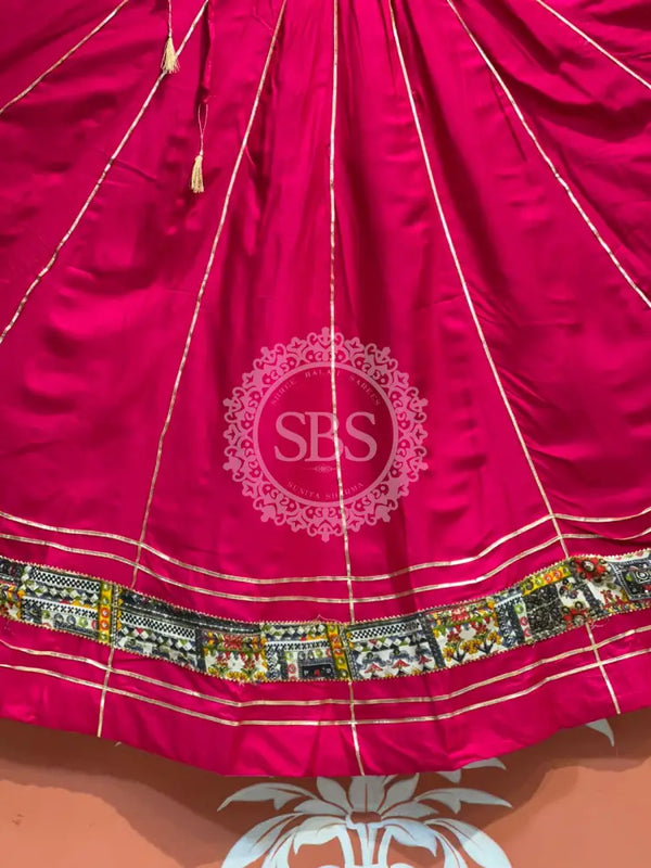 GARBA DANDIYA SKIRTS FOR NAVRATRI WITH UNSTITCHED BLOUSE