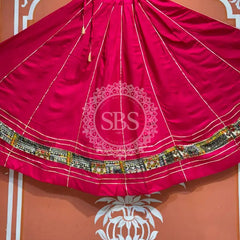 GARBA DANDIYA SKIRTS FOR NAVRATRI WITH UNSTITCHED BLOUSE