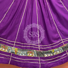 GARBA DANDIYA SKIRTS FOR NAVRATRI WITH UNSTITCHED BLOUSE