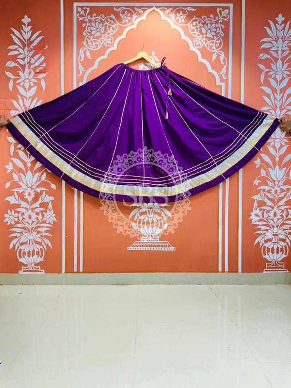 GARBA DANDIYA SKIRTS FOR NAVRATRI WITH UNSTITCHED BLOUSE