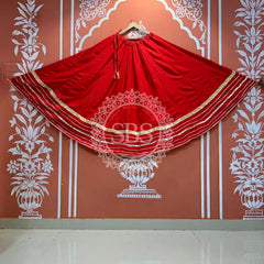 GARBA DANDIYA SKIRTS FOR NAVRATRI WITH UNSTITCHED BLOUSE