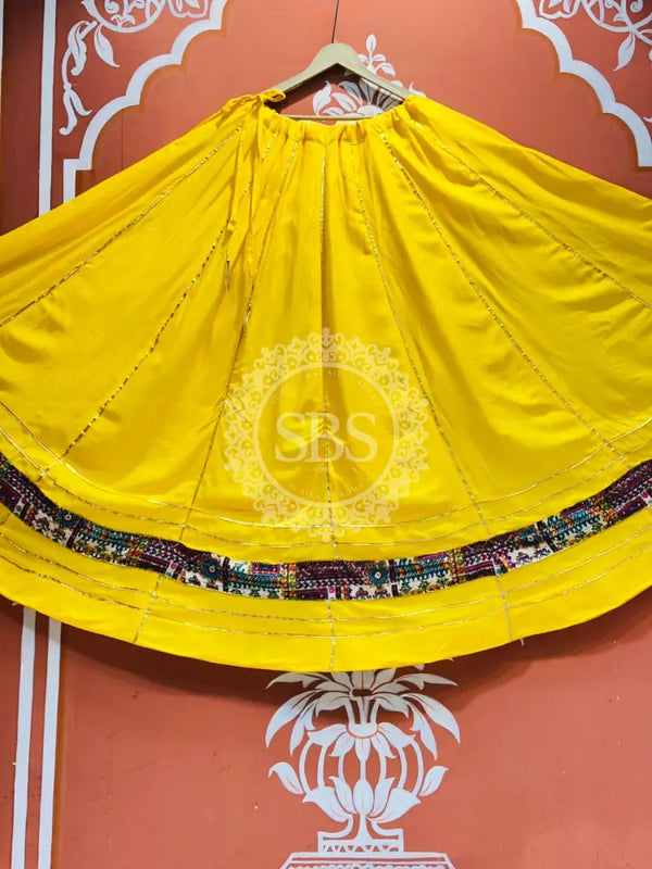 GARBA DANDIYA SKIRTS FOR NAVRATRI WITH UNSTITCHED BLOUSE