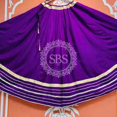 GARBA DANDIYA SKIRTS FOR NAVRATRI WITH UNSTITCHED BLOUSE