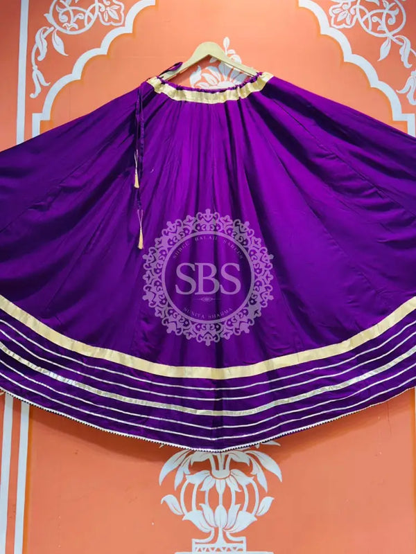 GARBA DANDIYA SKIRTS FOR NAVRATRI WITH UNSTITCHED BLOUSE