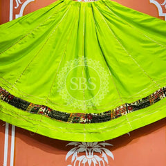 GARBA DANDIYA SKIRTS FOR NAVRATRI WITH UNSTITCHED BLOUSE