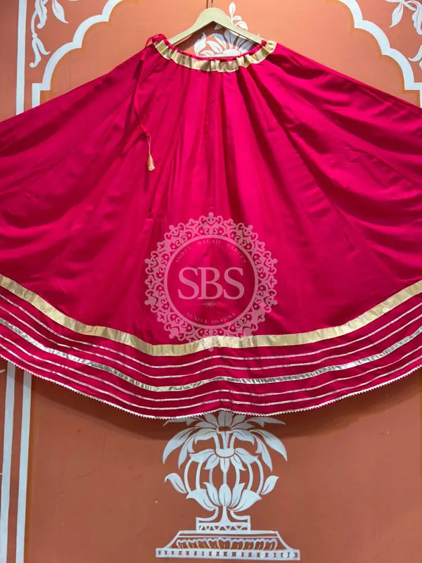 GARBA DANDIYA SKIRTS FOR NAVRATRI WITH UNSTITCHED BLOUSE