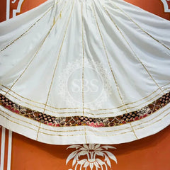 GARBA DANDIYA SKIRTS FOR NAVRATRI WITH UNSTITCHED BLOUSE